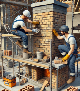 masonry chimney
